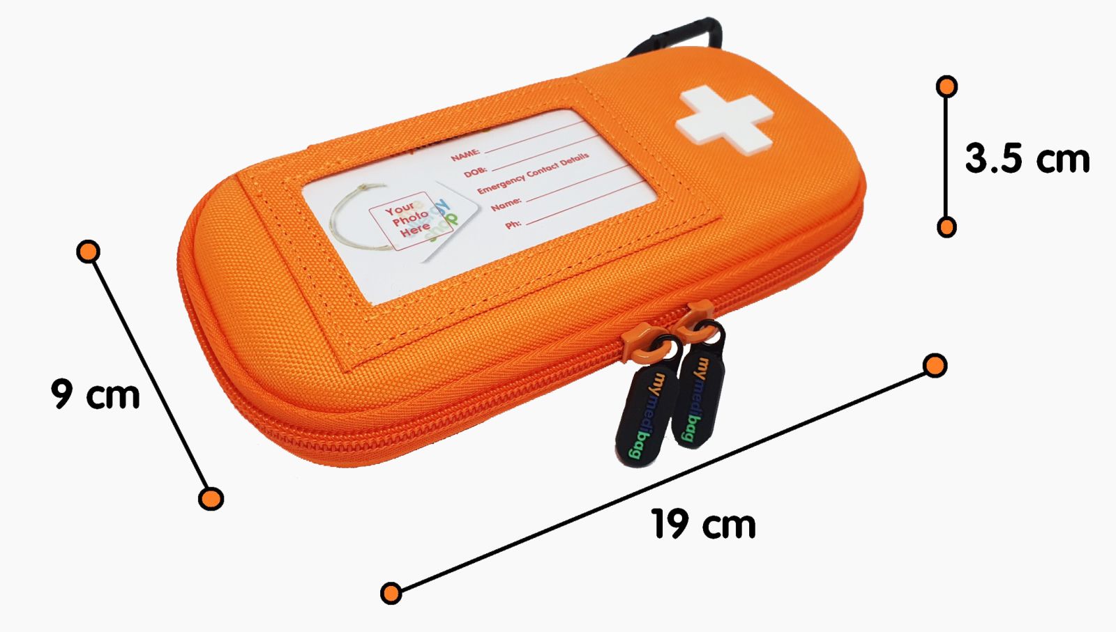 MyMediBag Hardcase Insulated Double Epipen Pouch